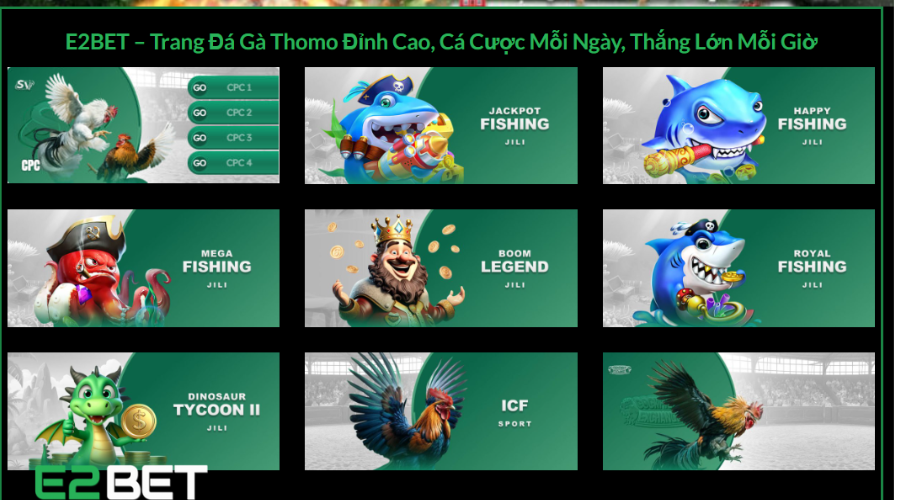 1. Giới Thiệu Về Trang Chủ E2BET